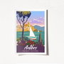 Wallity Póster Antibes 2022 A4 (21 x 29.7 cm) Acabado Satinado Mate